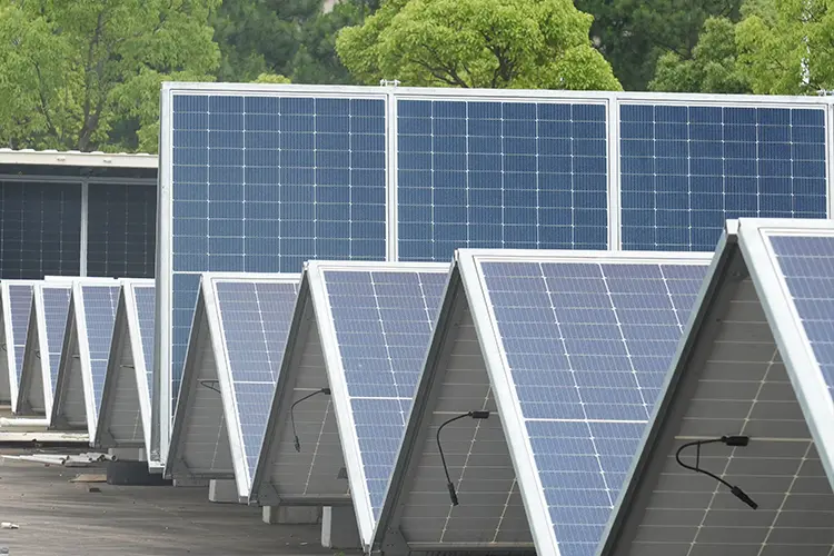 Solar water pumping system with pump controller and inverter for agriculture