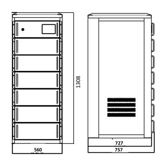 Solar energy storage cabinet lithium battery energy storage supporting price