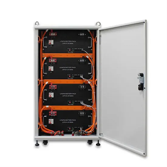 Distributed battery solar energy storage cabinet system