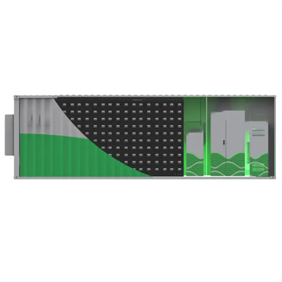 Solar panel installation for solar container communication station