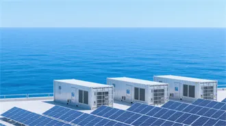 Wind power principles for solar container communication stations